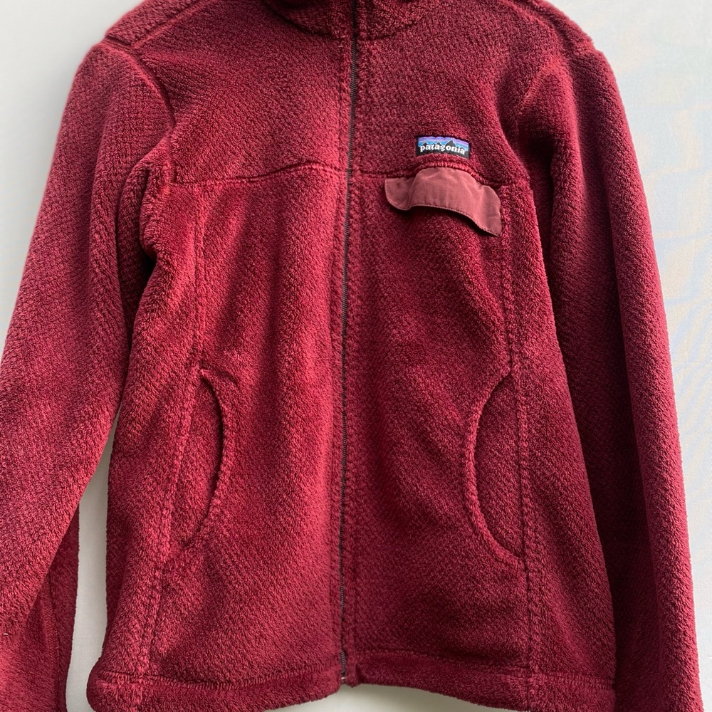 Patagonia Burgundy Fleece Jacket
